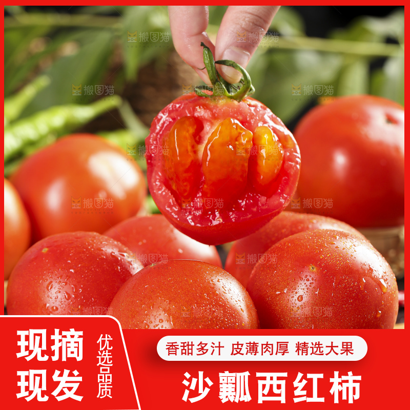 木板上放着普罗旺斯西红柿