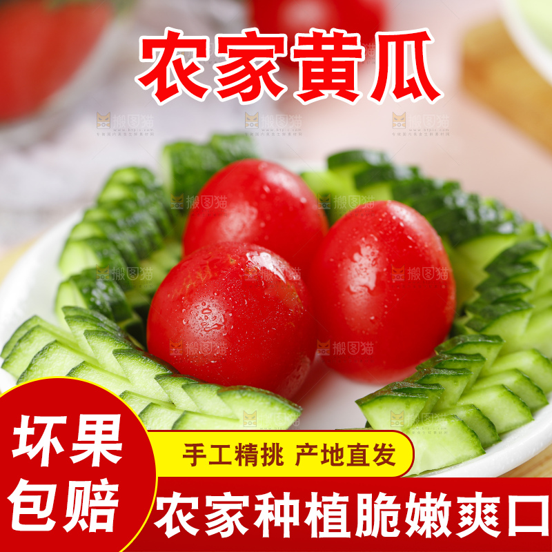 盘子里装着切片的水果黄瓜