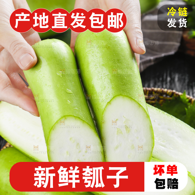手里拿着瓠瓜