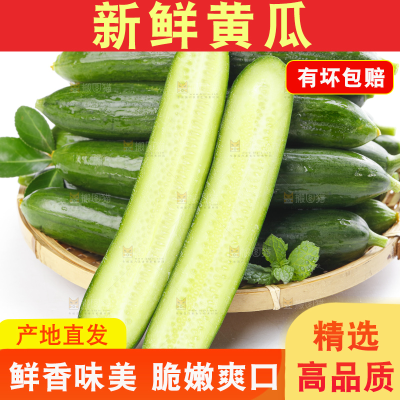 篮子里装着水果黄瓜