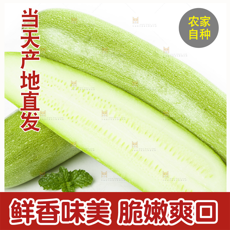 白底上摆放着云南小瓜