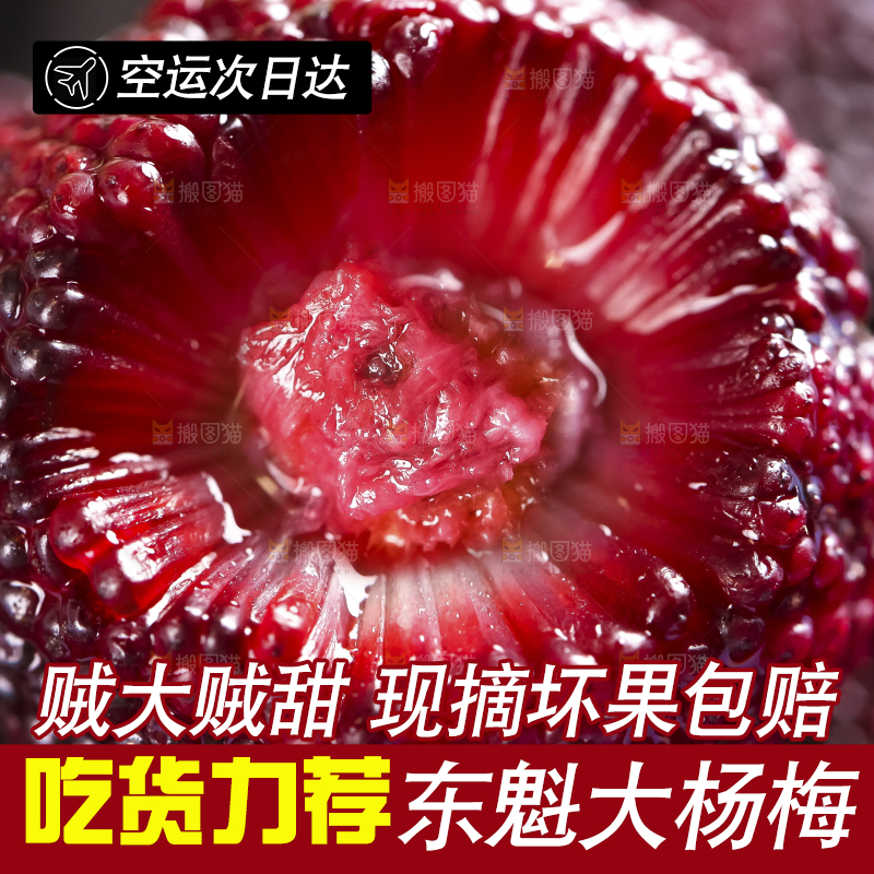 盘子里装着杨梅