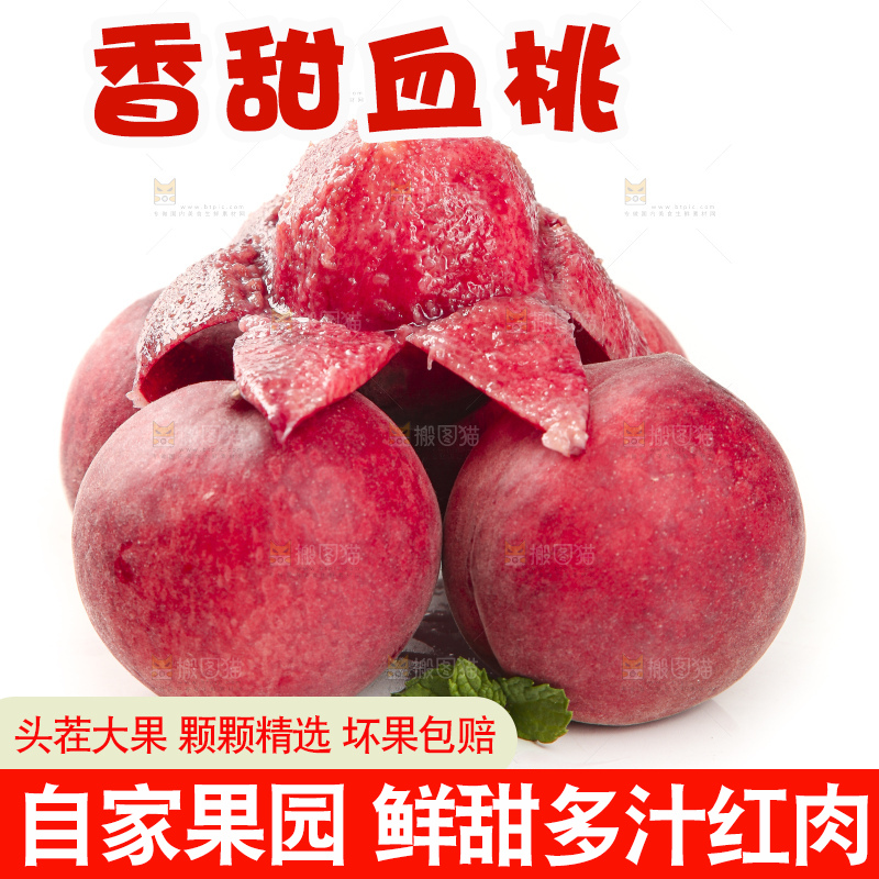 白底上摆放着胭脂红