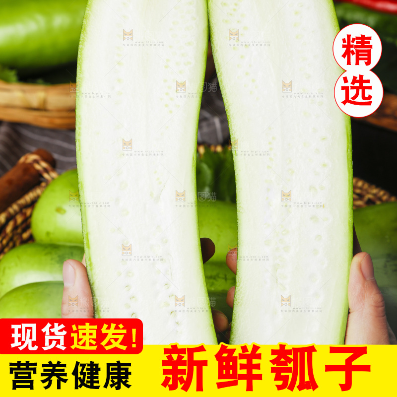手里拿着瓠瓜