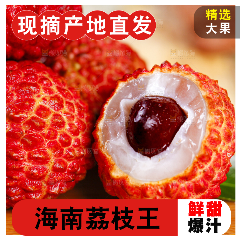 木底上摆放着火山荔枝王