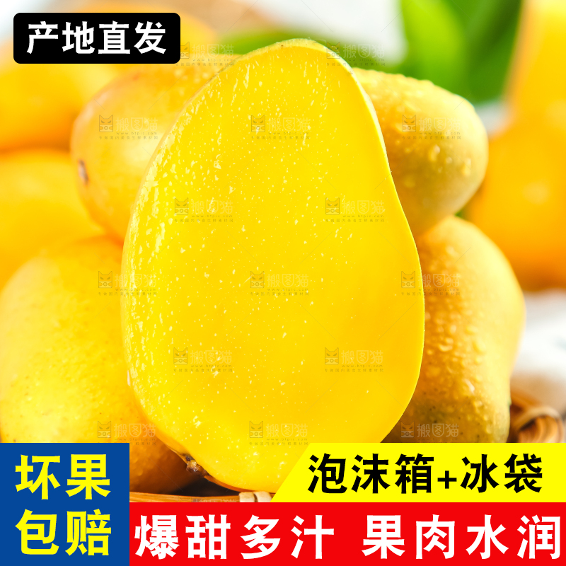格子底上摆放着小台芒