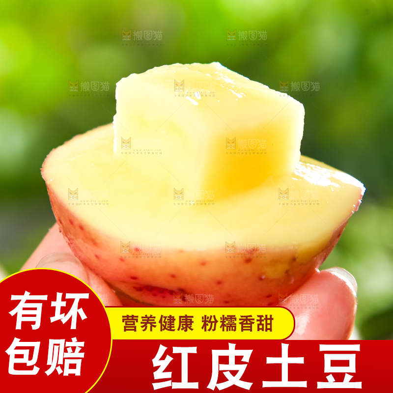 手里拿着土豆