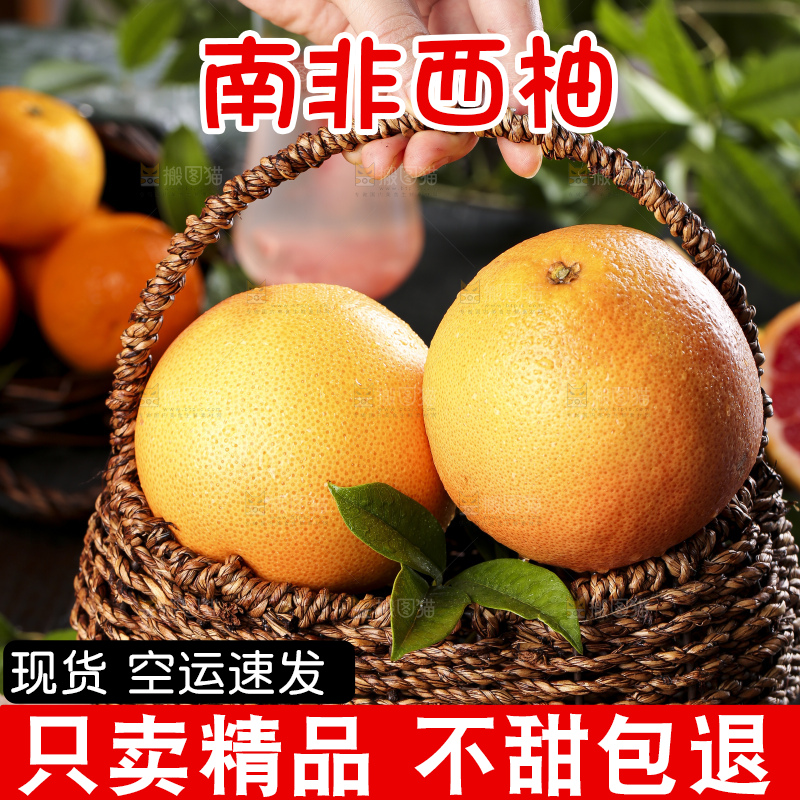 篮子里装着南非红心西柚