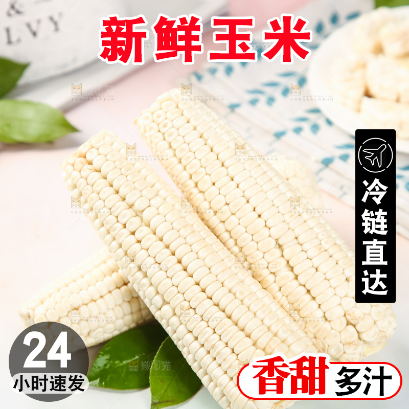 浅底上的牛奶水果玉米