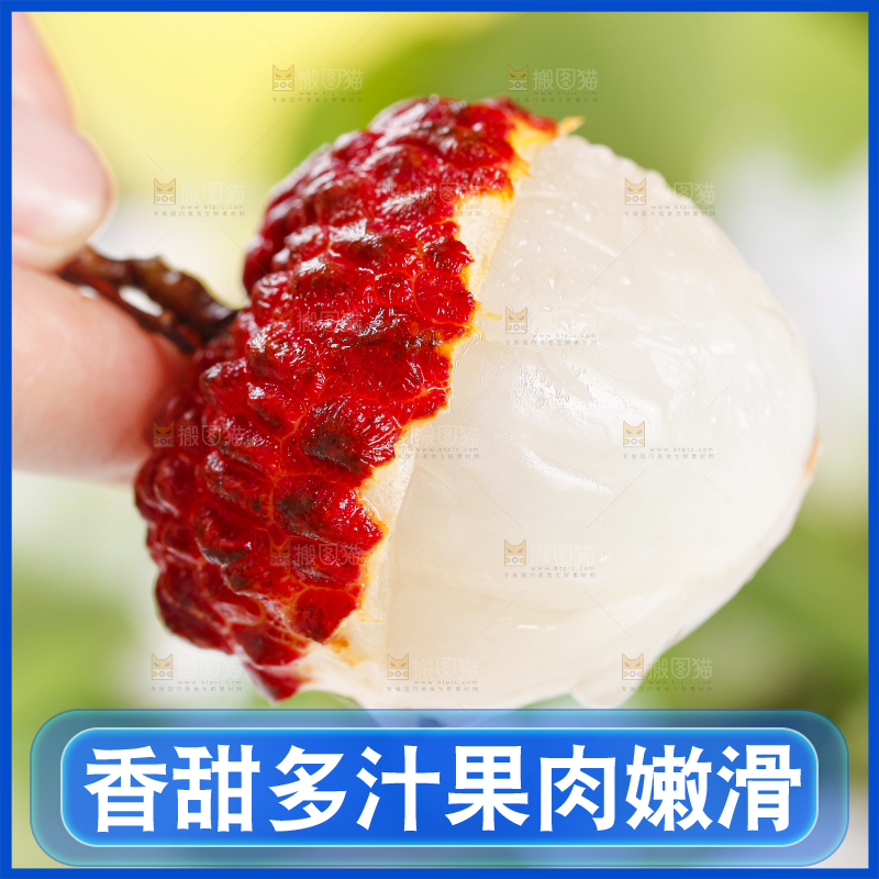 手里拿着火山荔枝王
