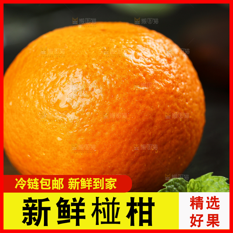 黑石板上放着宜昌芦柑
