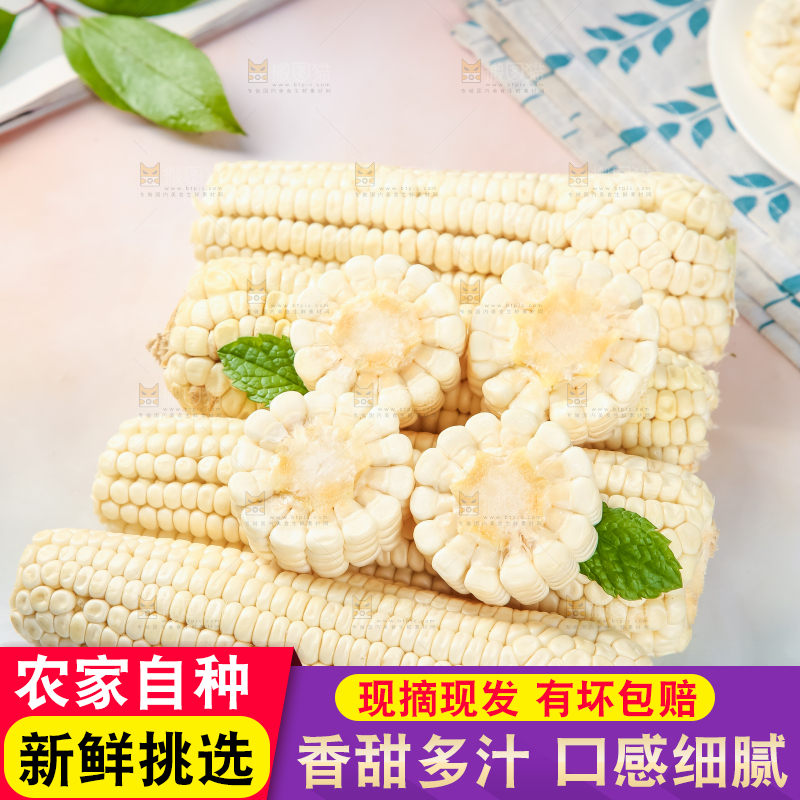 浅底上的牛奶水果玉米