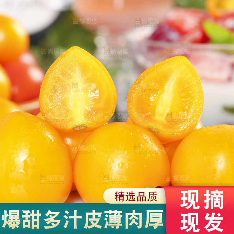 黄金圣女果主图