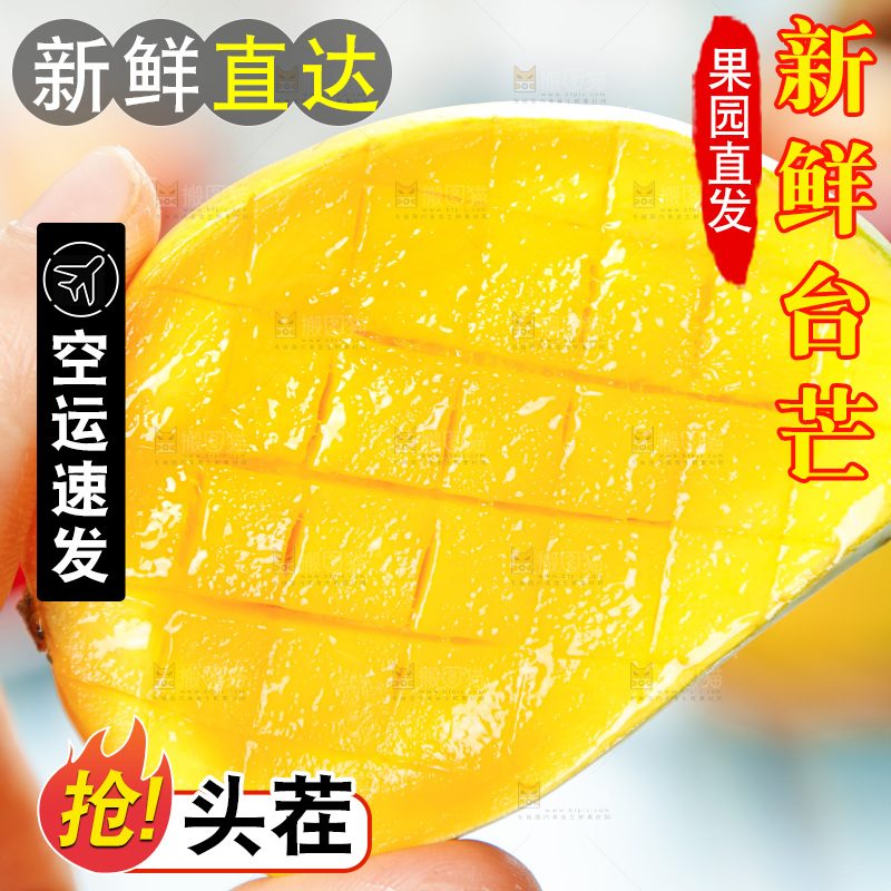 浅底上的海南小台农芒果