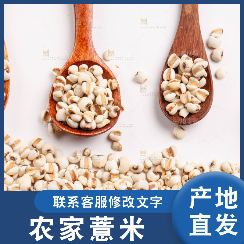 浅底上放着贵州薏米