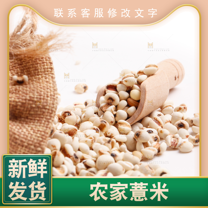 浅底上放着贵州薏米