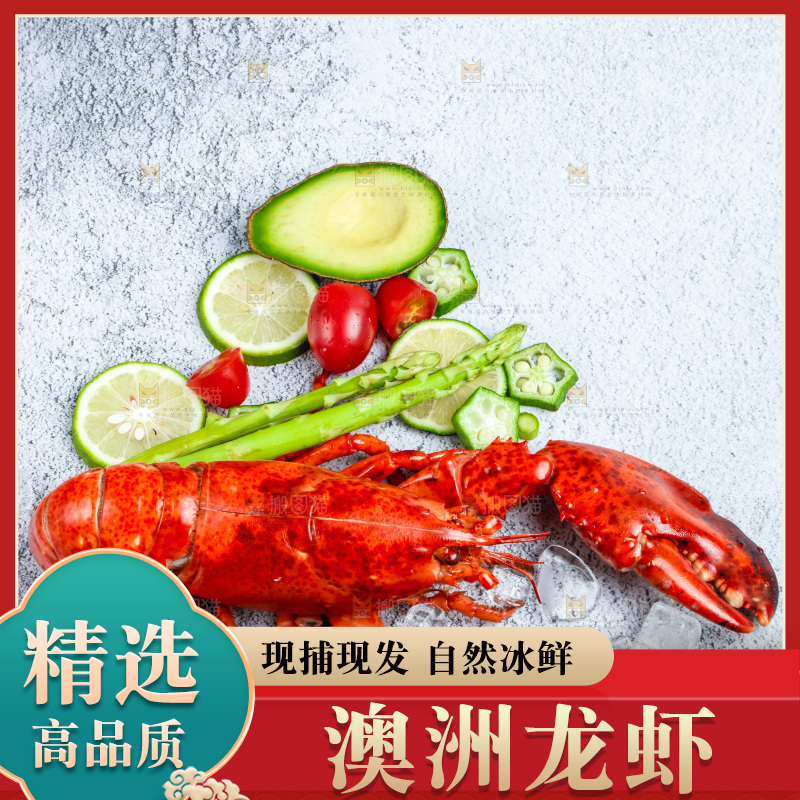 石板上的波士顿大龙虾