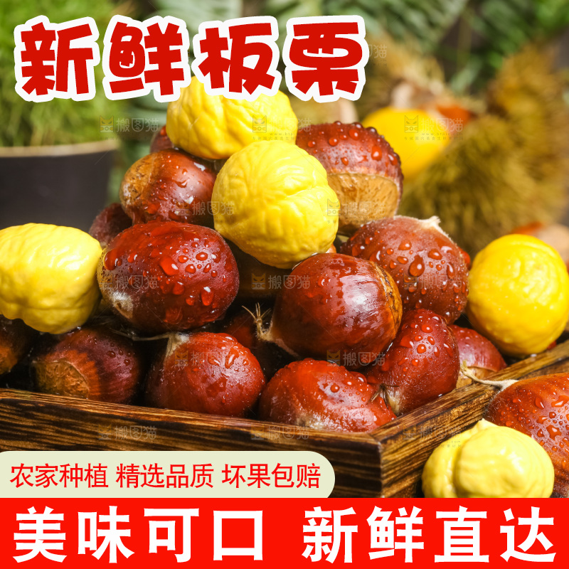 盘子里放着迁西板栗