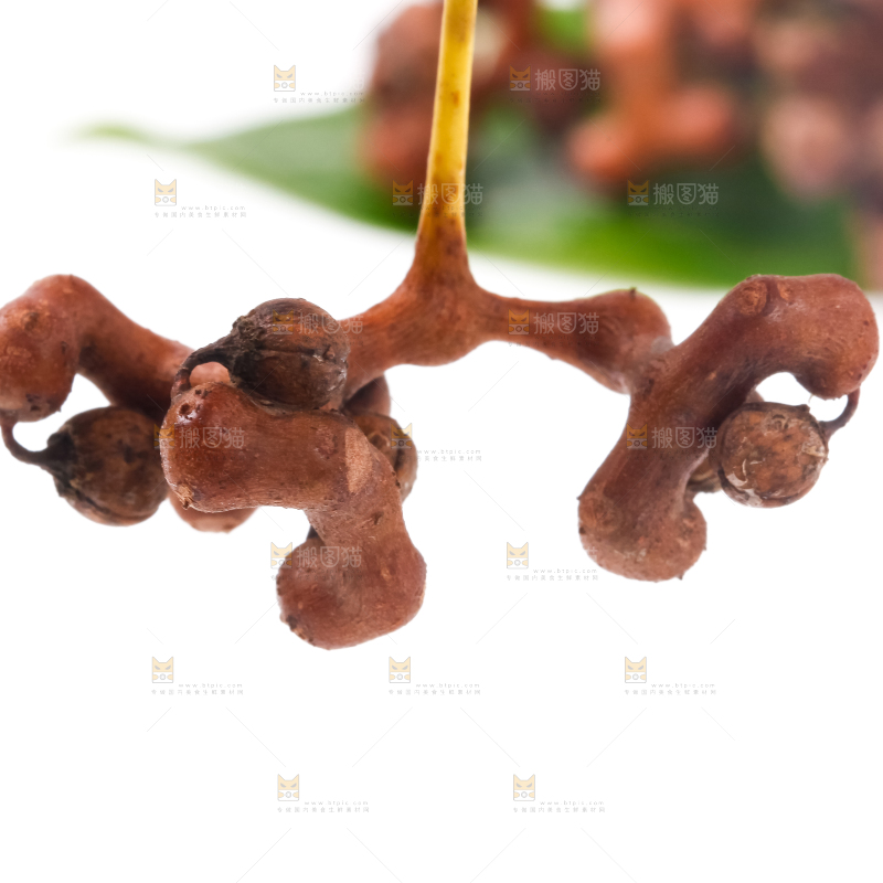 白底上放着拐枣