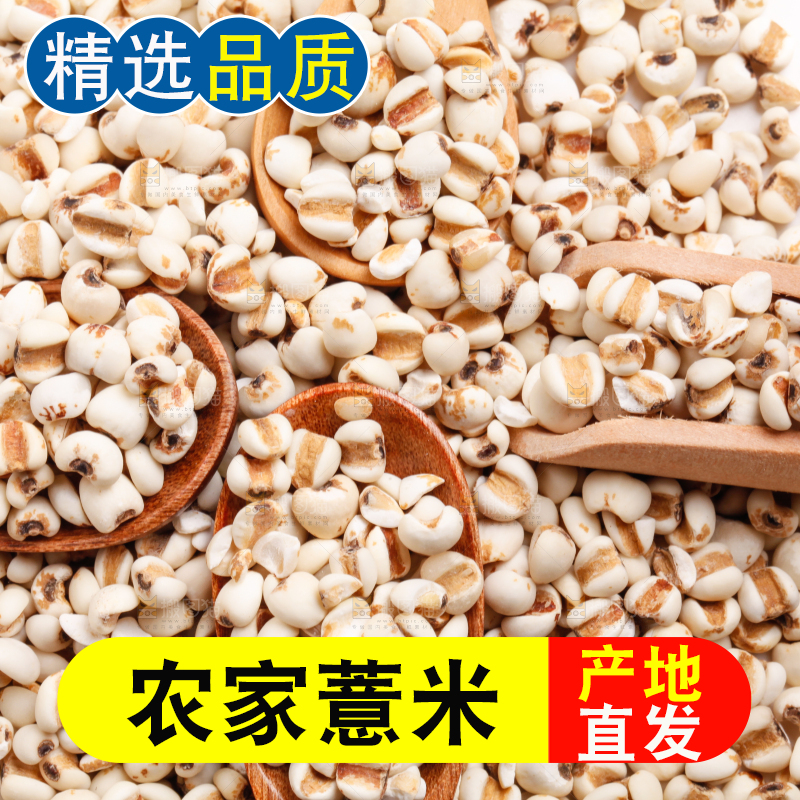 浅底上放着贵州薏米