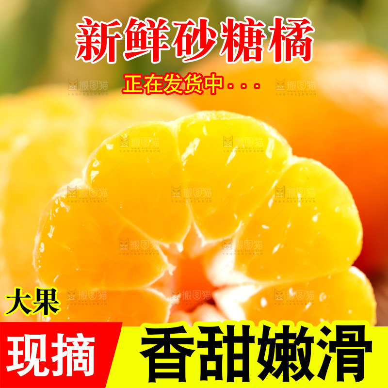 篮子里装着广西砂糖橘