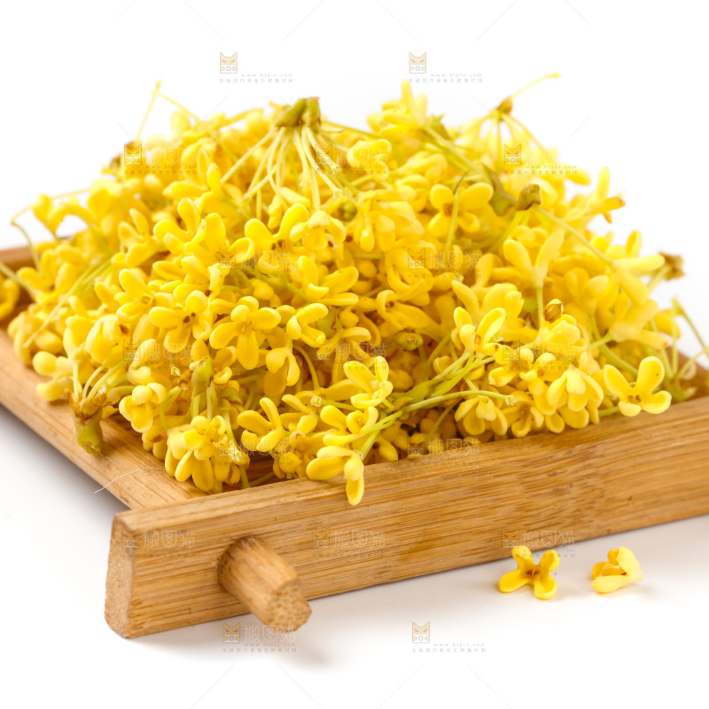 盘里的金桂花