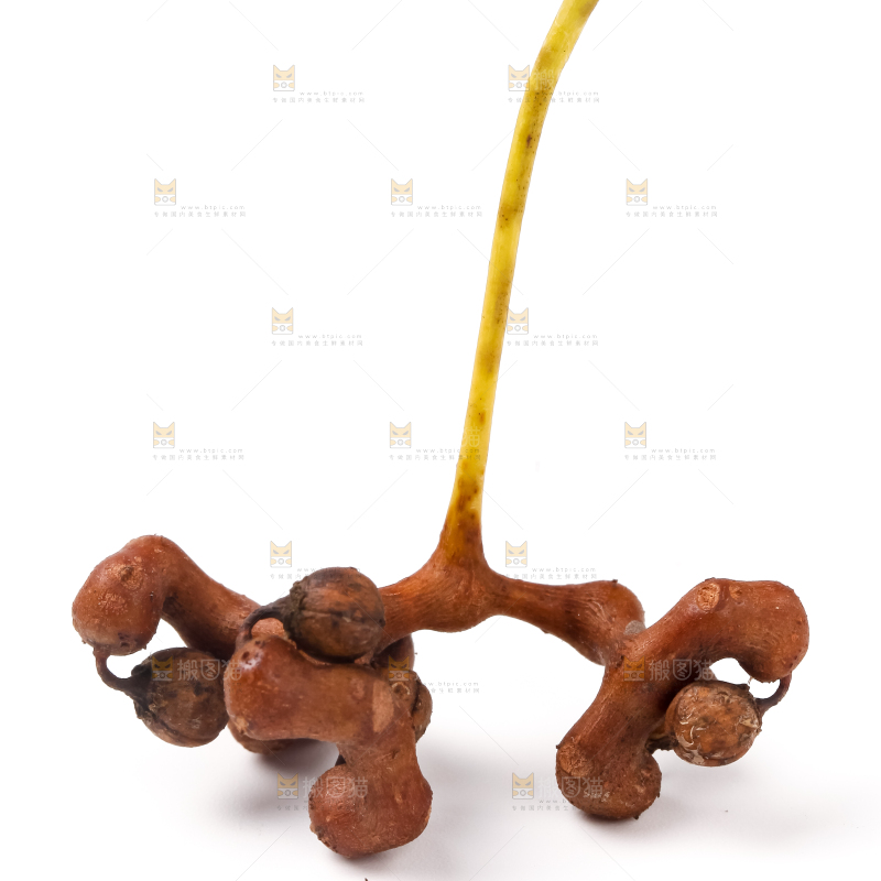 白底上放着拐枣