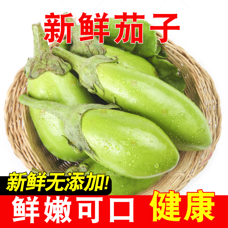 篮子里装着茄子