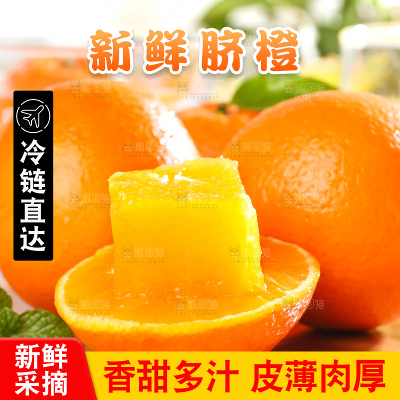 黄板子上的冰糖橙