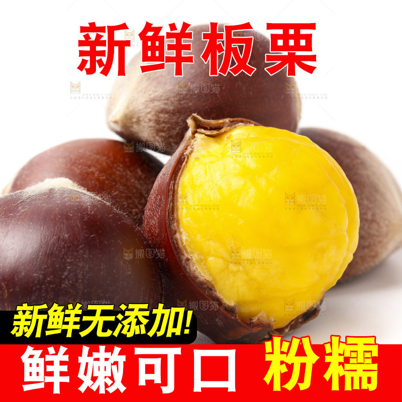 浅底上的迁西板栗