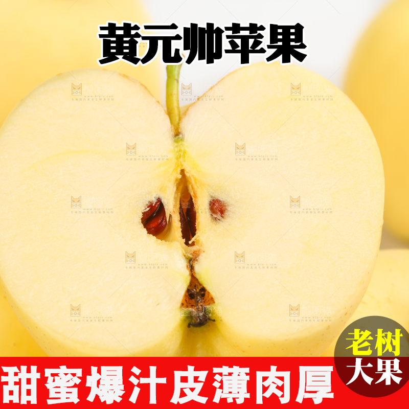 浅底上的黄金奶油富士