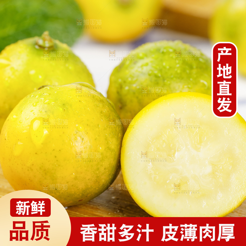 木板上的小金桔