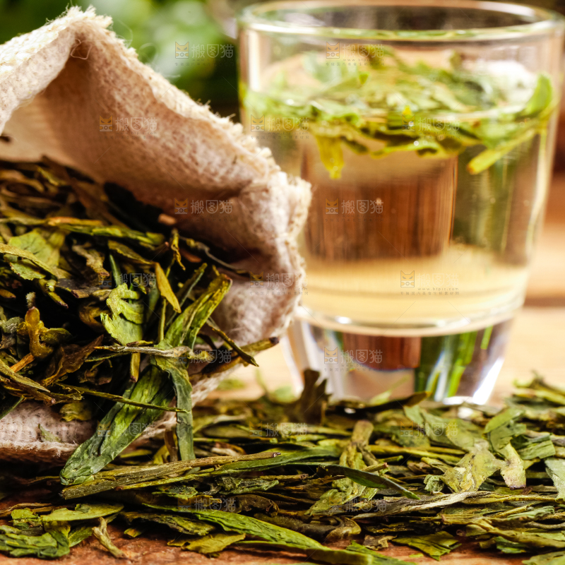 袋子里的干茶叶