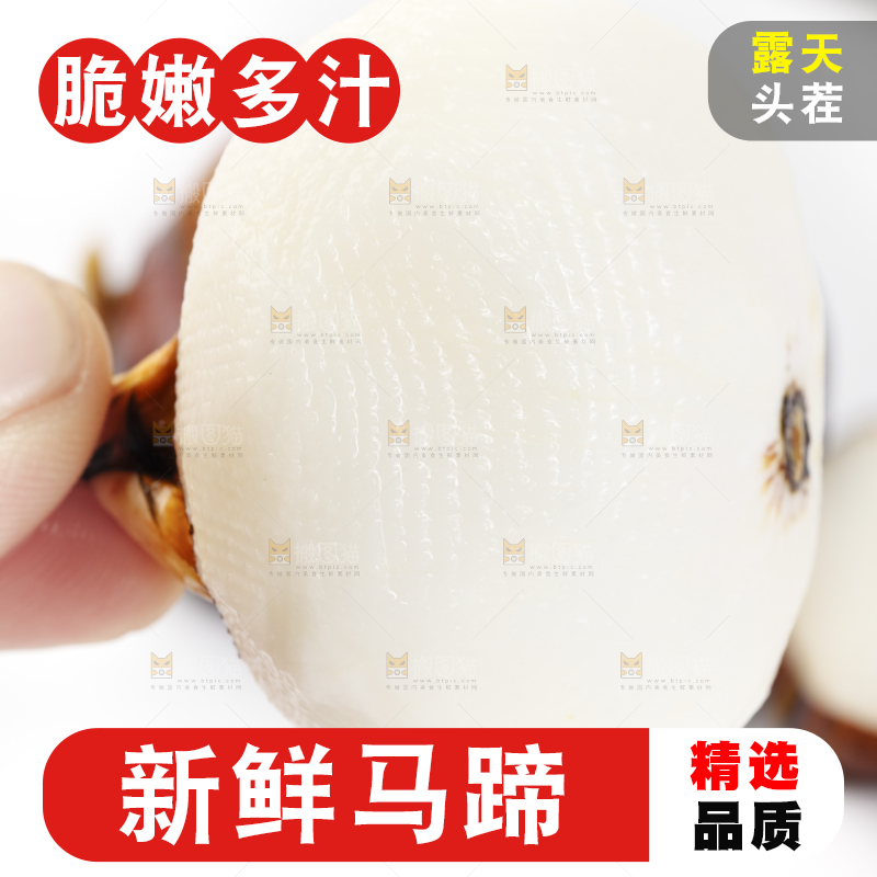 手里拿着农家马蹄