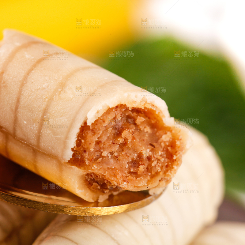 碟子里的大虾酥糖