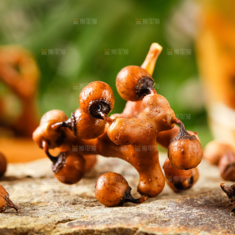 深底上的拐枣果