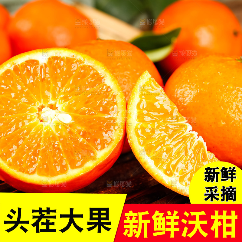 竹底上的四川沃柑