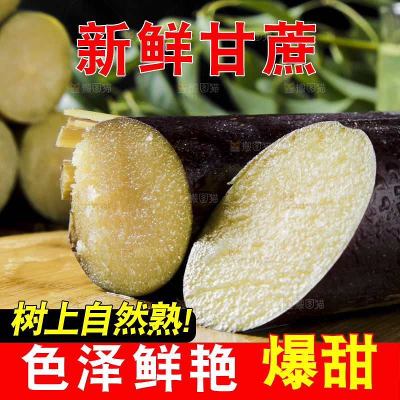 深底上放着甘蔗