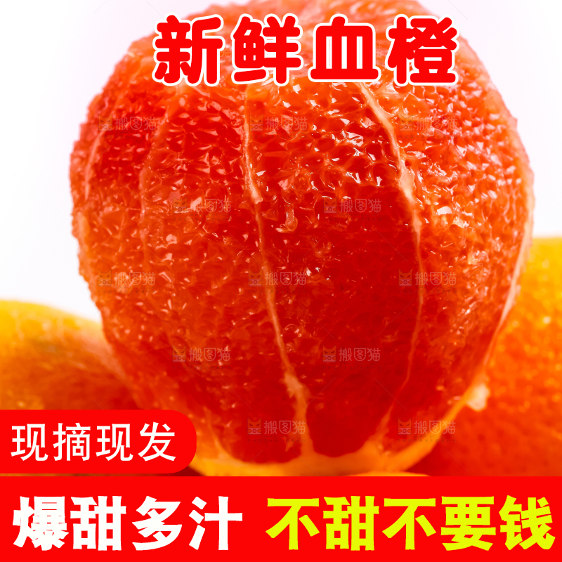 白底上放着橙子