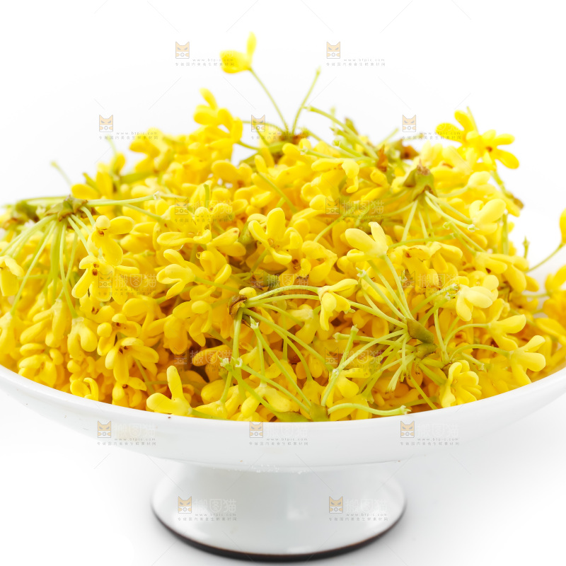 盘里的金桂花