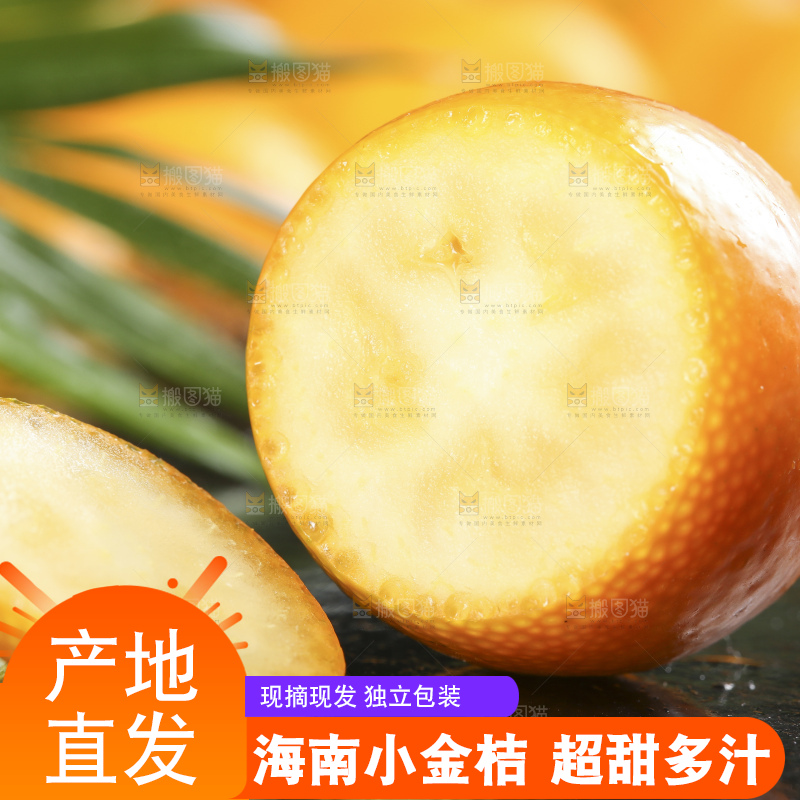 黑石板上的广西金钱橘
