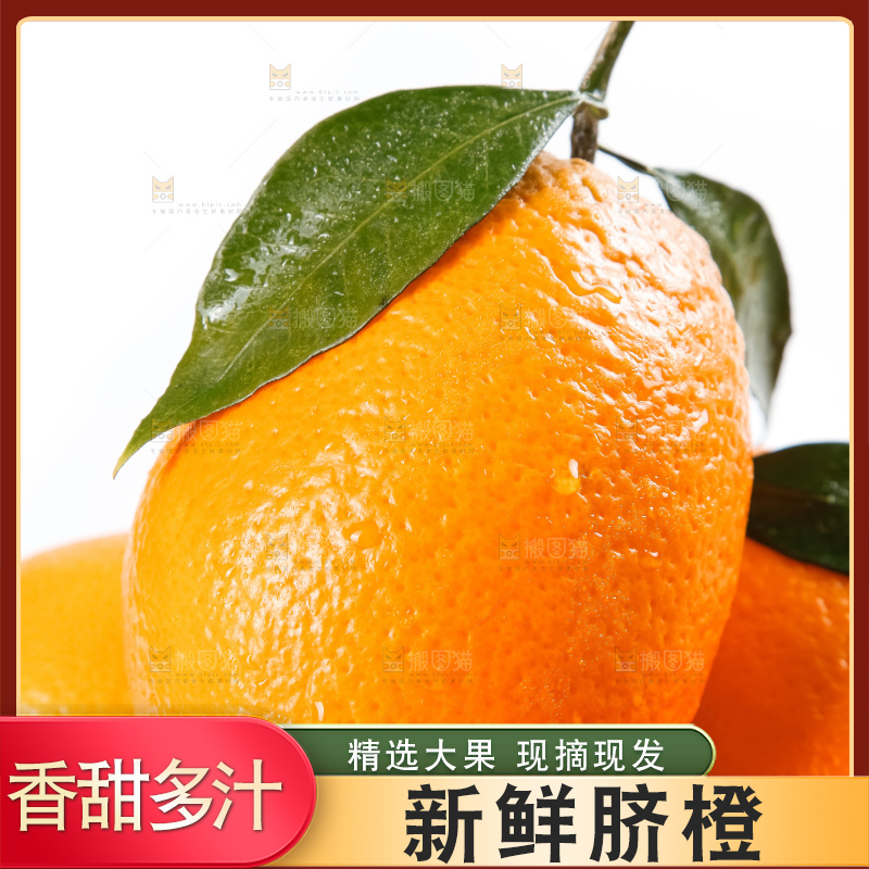 篮子里装着秭归脐橙