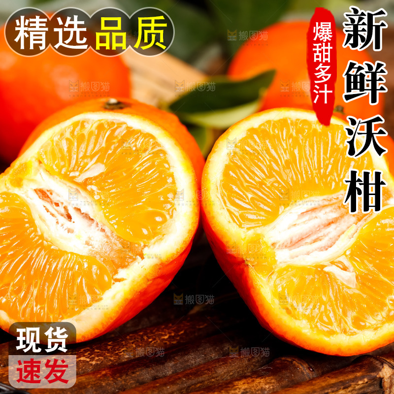 竹底上的四川沃柑