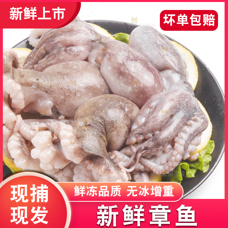 盘子里的大连章鱼