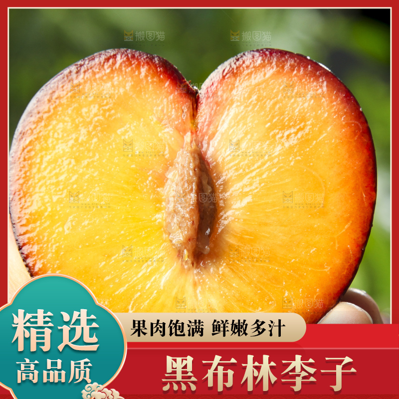 手里拿着黄肉黑布李
