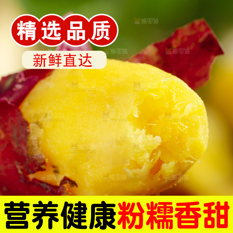 手里拿着小香薯