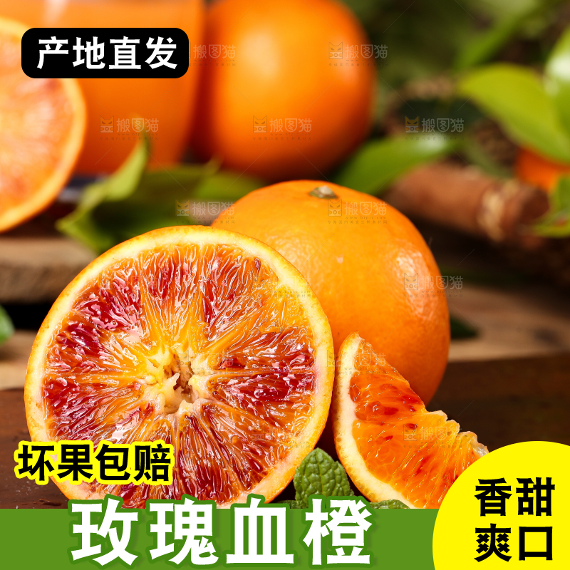 深底上摆放着玫瑰香橙