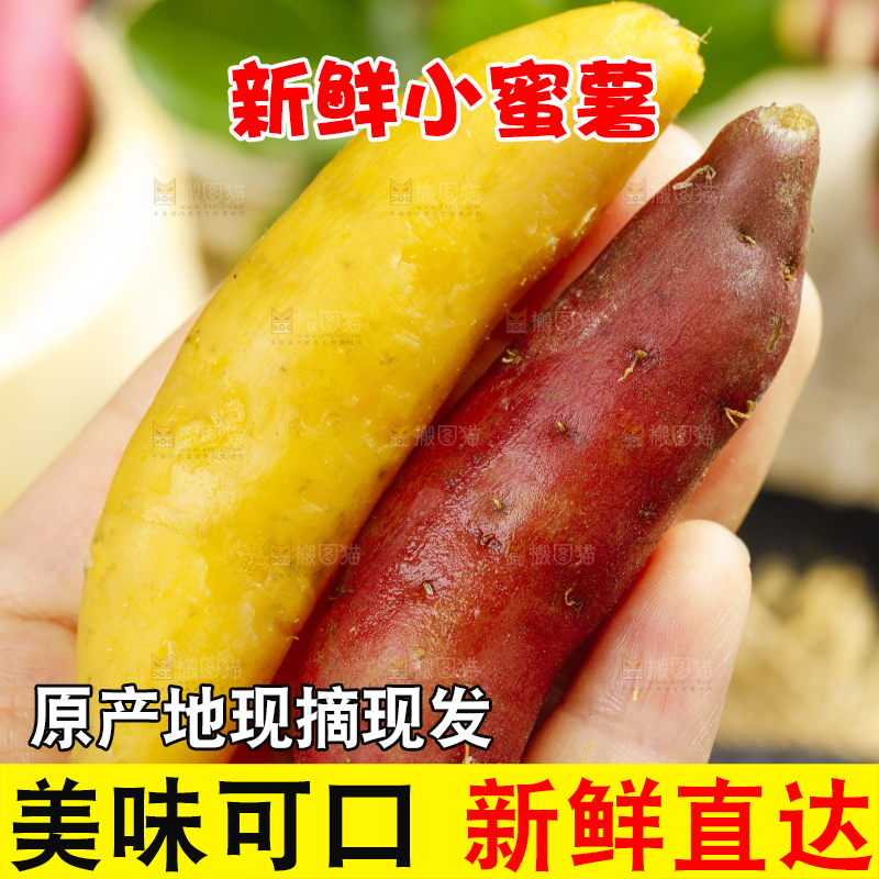 手心里放着小红薯