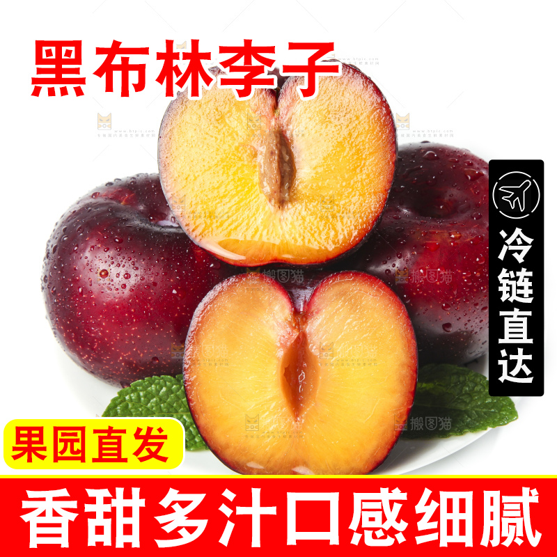 盘子里装着黑布朗