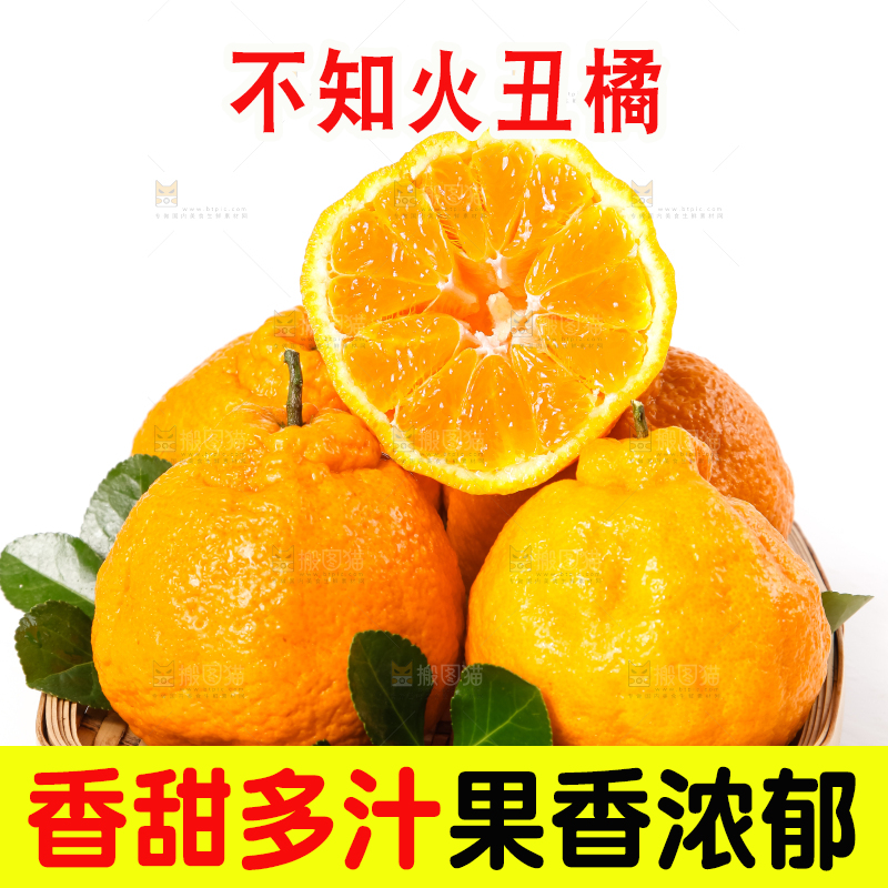 篮子里装着不知火柑橘